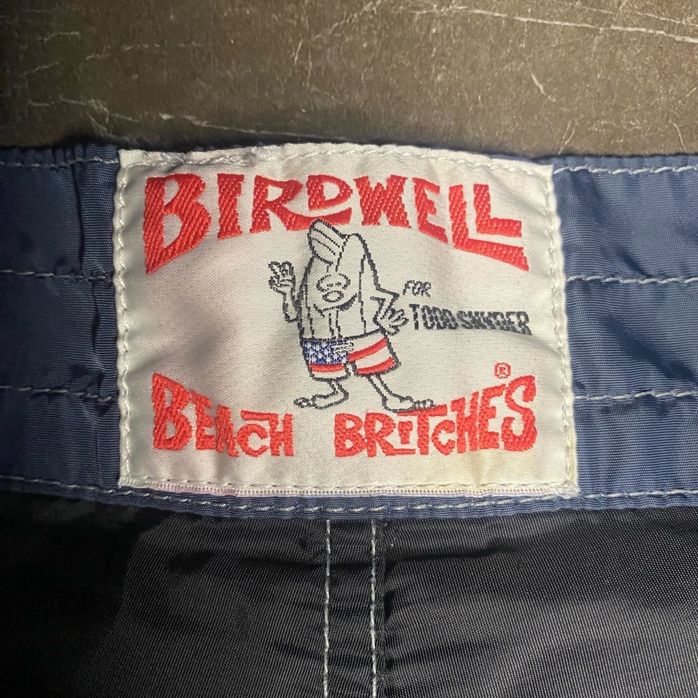 Birdwell Black and Blue Board Shorts. Size 36 - Picture 5 of 8